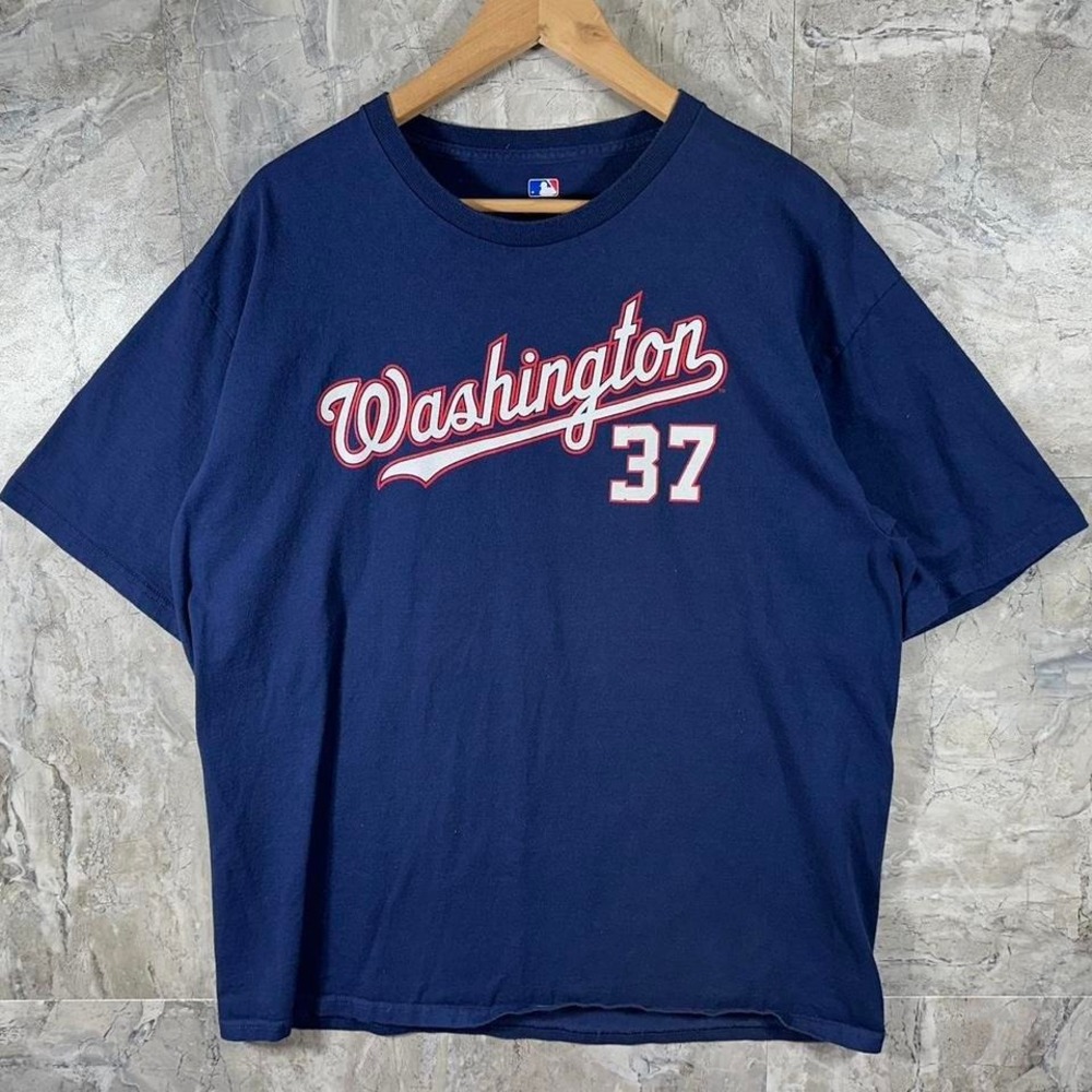 MLB Washington Nationals Stephen Strasburg MLB Jersey T-Shirt Tee Men's Size  XL